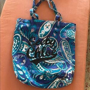 See By Chloe Blue Paisley Tote Bag